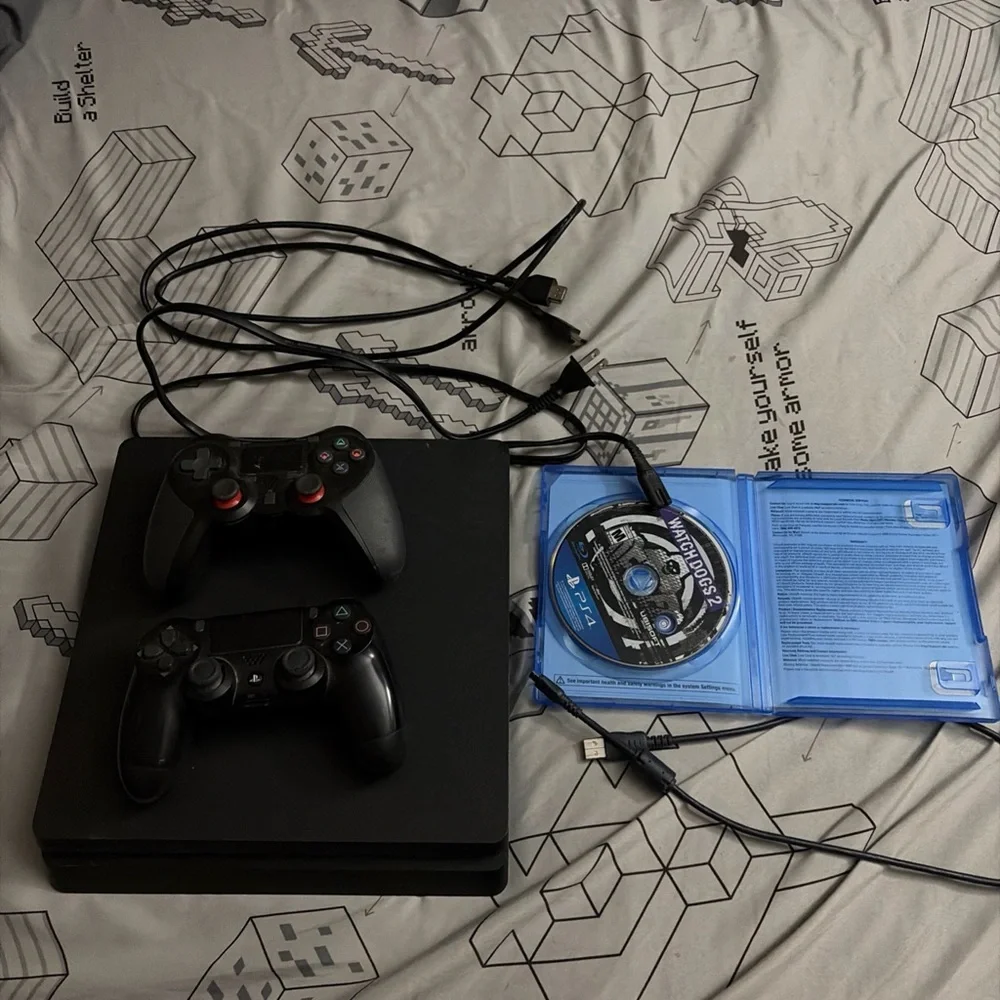 Sony PS4 Console with DualShock Controllers - Black